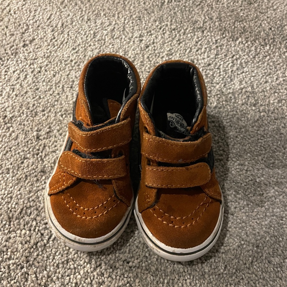 Vans, high top toddler sneakers
